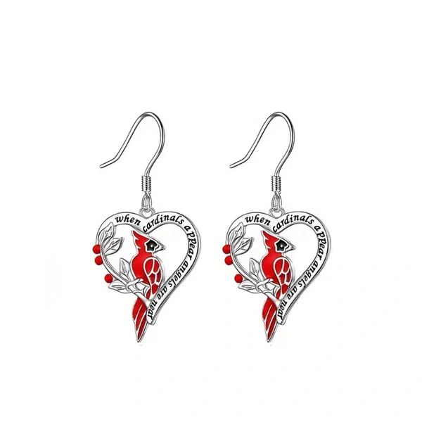    Hot selling parrot jewelry set oil painting lettering love design net celebrity style niche