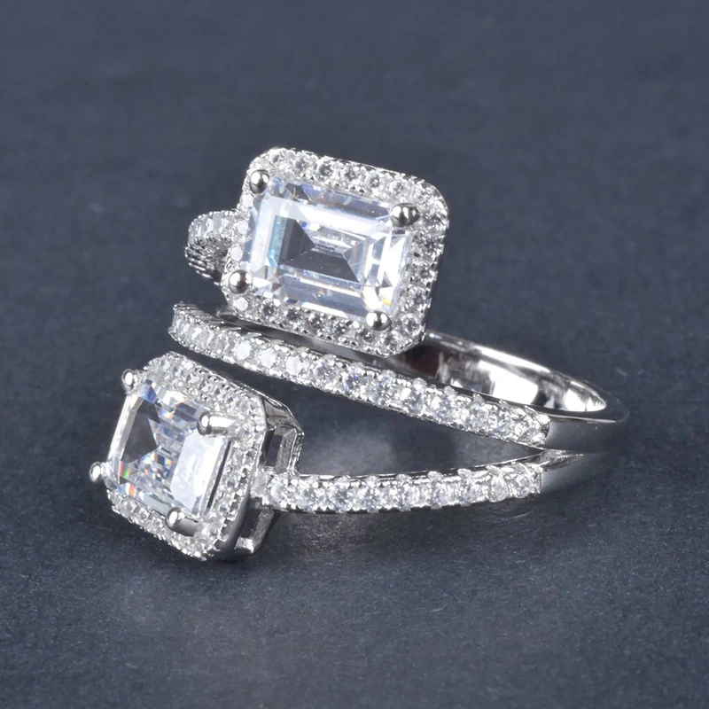  Japanese and Korean fashion personality rings Internet celebrity light luxury geometric multi-layer rings design women's rings