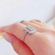 Exclusive accessories, high-end, light luxury temperament, full diamond micro-inlaid ring, versatile zircon ring for women