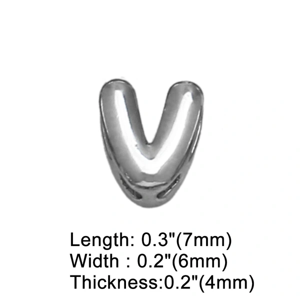 AS jewelry European and American all-match DIY with 26 English letters pendant necklace white K clavicle chain nkb300