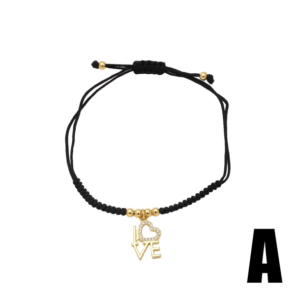 AS jewelry boy girl couple bracelet braided red rope love bracelet hand jewelry brj20