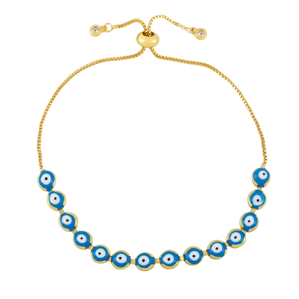 Hot selling Bohemian retro evil eye bracelet female adjustable ethnic style hand jewelry bre71