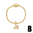 AS jewelry bracelet hot selling butterfly girl bracelet gold-plated zircon hand jewelry bre95