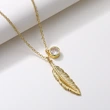 New Bohemian retro feather pendant necklace female creative tassel personality sweater chain