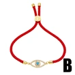 European and American popular devil eye bracelet temperament versatile inlaid zircon boy pearl heart bracelet brm30