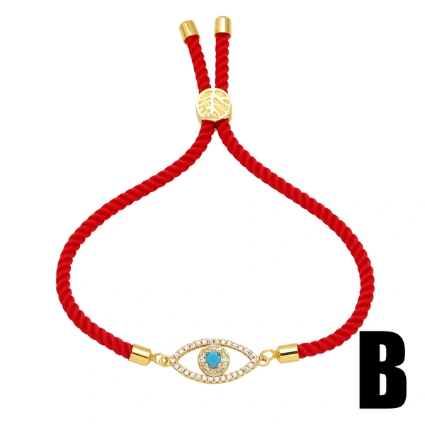 European and American popular devil eye bracelet temperament versatile inlaid zircon boy pearl heart bracelet brm30