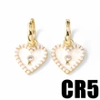 AS jewelry new oil drop red love peach heart earrings ear buckle earrings female erv80 ring
