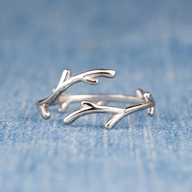  Simple deer antler ring for women Christmas festive atmosphere with ring popular fashion super hot jewelry