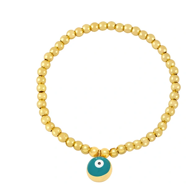 Clearance bracelet women's evil eye bracelet fashion beaded elastic bracelet evil eye brj43