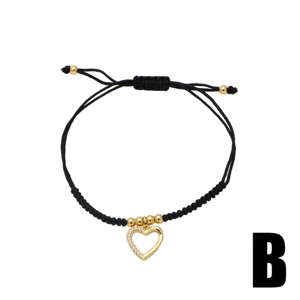 AS jewelry boy girl couple bracelet braided red rope love bracelet hand jewelry brj20