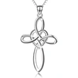 New style heart design pendant simple cool style necklace peace knot female necklace