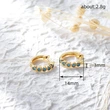 Hot selling new style ear clips, fashionable and simple round earrings, fashionable Bohemian style temperament earrings