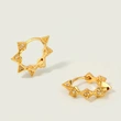 Simple, small and exquisite polygonal earrings with a cool personality, metallic earrings, hip-hop style, street style