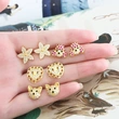 European and American jewelry simple fashion puppy earrings niche design starfish kitten earrings eru87