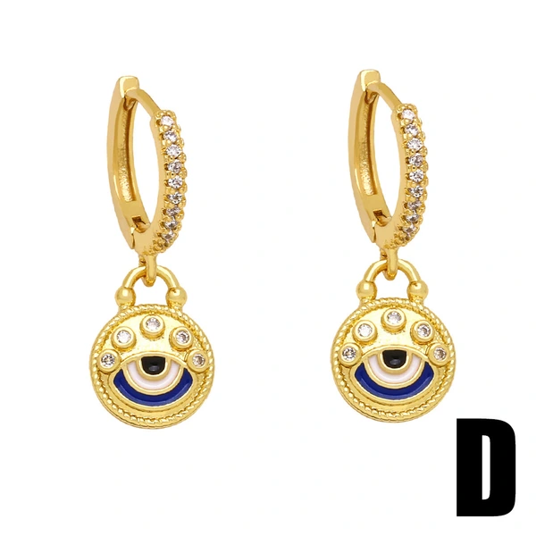 earrings 2023 new style trend personality all-match devil eye earrings retro niche earrings era317