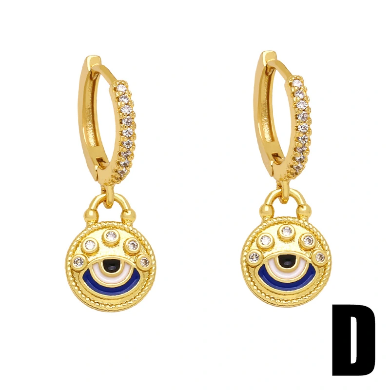 earrings 2023 new style trend personality all-match devil eye earrings retro niche earrings era317