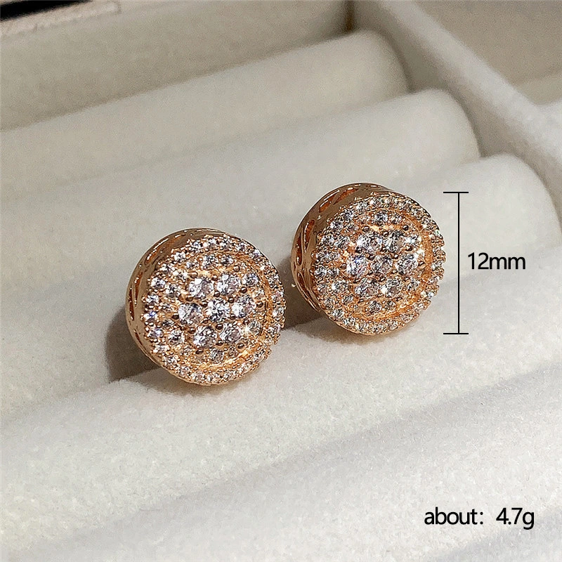 Hot-selling earrings for women, floral zircon earrings, all-match earrings