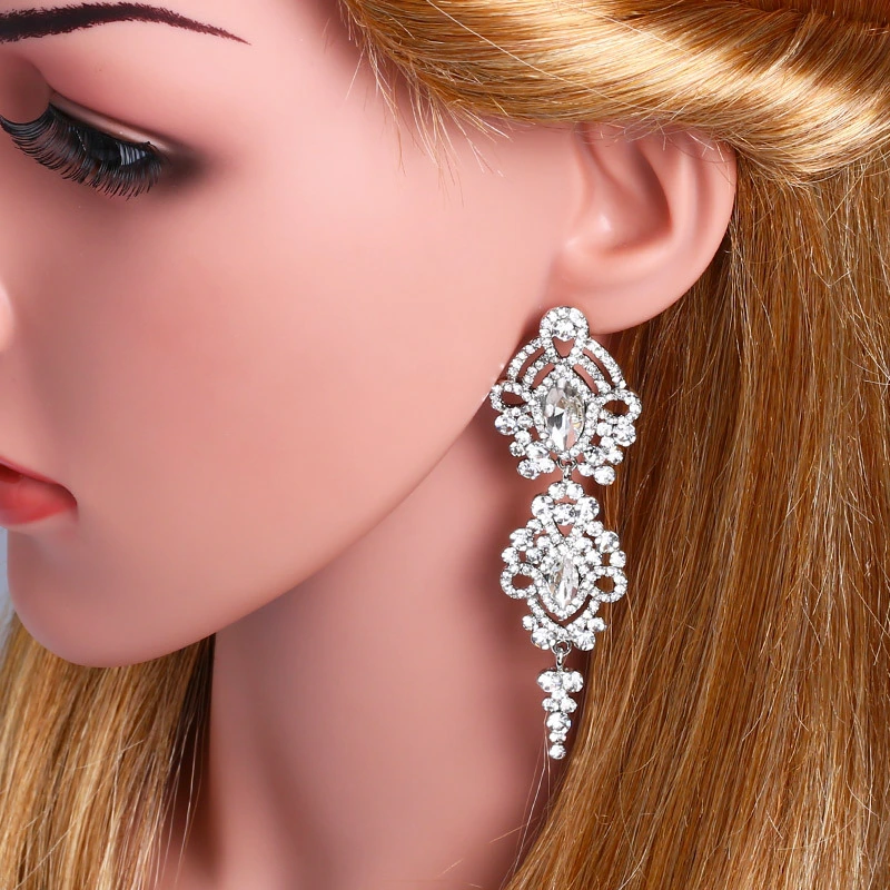 AS jewelry Europe and the United States hot selling wedding tassel earrings light luxury high-end earrings female all-match earrings ern59