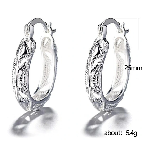 Hot selling e-commerce goods European and American creative simple openwork earrings female personality copper earrings
