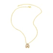 AS jewelry Europe and the United States hot selling full zircon 26 English letters necklace clavicle chain nkb596necklace