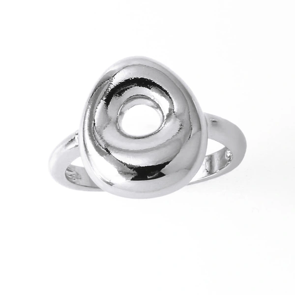 AS jewelry European and American hot selling 26 English letters ring female copper plated 18k gold open ring rih05