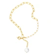 Clearance cold style freshwater pearl necklace European and American Baroque pearl niche design necklace nkb491