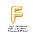 AS jewelry hot selling 26 English letters belt bracelet diy gold-plated hand jewelry female brg78
