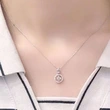 Niche design necklace INS light luxury all-match diamond necklace female zircon pendant clavicle chain jewelry