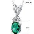 Exclusively for new jewelry, simple emerald green zircon necklace, temperament personality box chain necklace