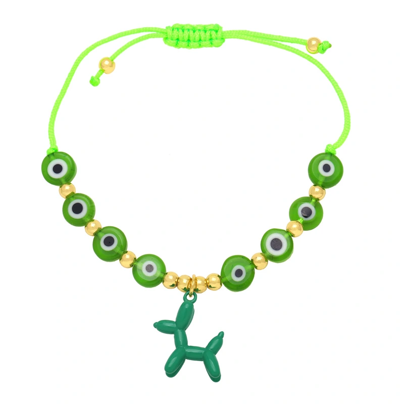 Clearance bracelet Evil eye eye braided bracelet devil eye puppy pendant bracelet brj45