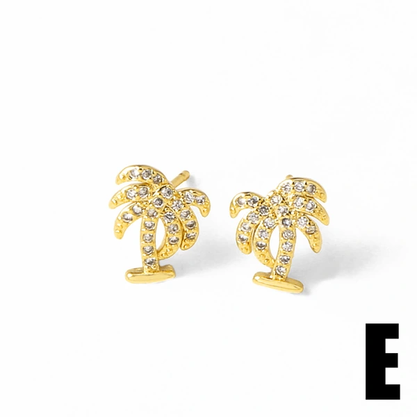 AS jewelry Europe and the United States hot selling ocean style 18k gold whale starfish earrings earrings erz57 earrings