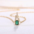   Hot selling elegant and exquisite necklace for women, light luxury style, lady's evening dress accessories, geometric square necklace