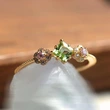  French style small fresh sweet ring temperament light luxury design exquisite ring flower flower women's ring