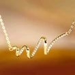  Versatile necklace with simple lines, exquisite daily matching jewelry, fashionable and popular women's style