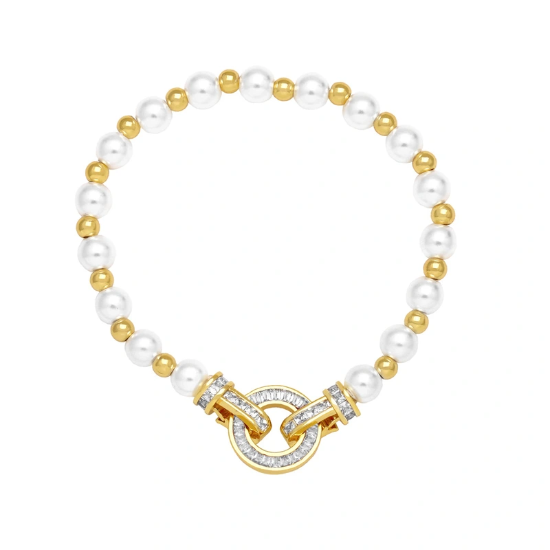 Clearance European and American jewelry style pearl bracelet female temperament beaded bracelet couple girlfriends hand jewelry brk62