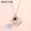 New Dream Planet Necklace Forest Short Clavicle Chain Diamond Pendant Women's Glass Starry Sky Necklace