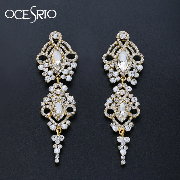 AS jewelry Europe and the United States hot selling wedding tassel earrings light luxury high-end earrings female all-match earrings ern59