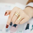 Hot selling European and American style personality niche design high-end crown Virgin Mary ring female rij01