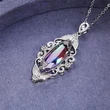 2022 Spring Festival new natural style gradient stone series jewelry necklace women's evening jewelry accessories