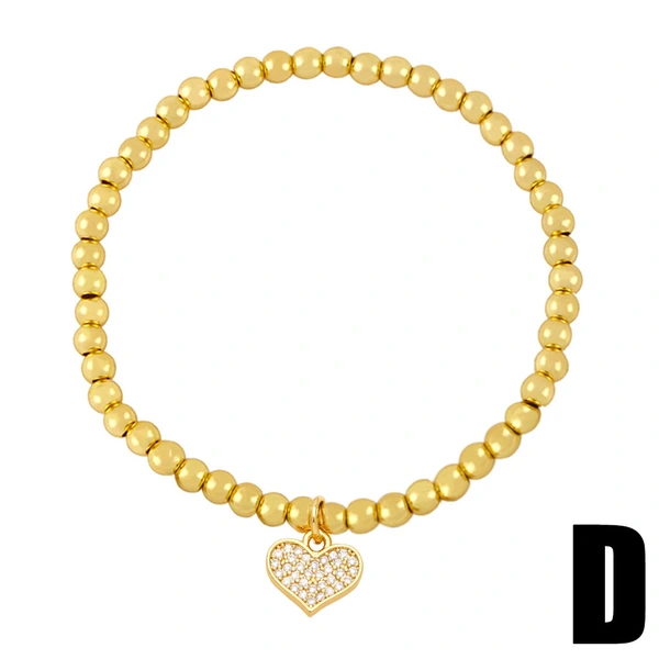 Clearance European and American jewelry niche personality devil eye bracelet copper gold-plated handmade beaded bracelet bra89