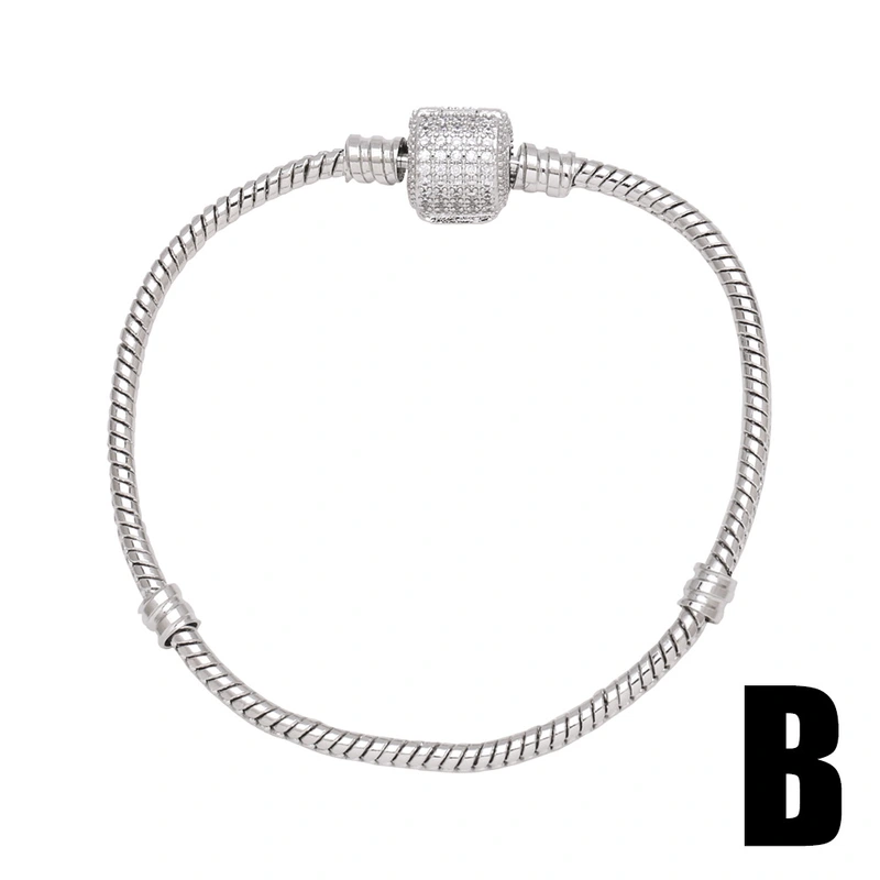 AS jewelry DIY accessories copper plated 18k gold bee butterfly pendant bracelet hand jewelry female brj50