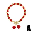 AS jewelry new hot selling fruit cherry pendant bracelet beaded hand jewelry bre44 bracelet