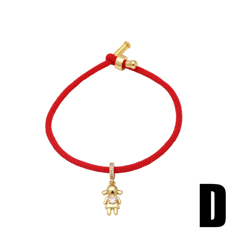 AS jewelry boy girl couple bracelet braided red rope love bracelet hand jewelry brj20