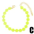 Clearance 2024 multi-color smiley face bracelet niche design simple bohemian style couple bracelet female brd86
