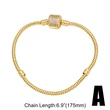 AS jewelry 26 letters pendant bracelet female gold-plated love hand jewelry bracelet brc19
