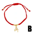 European and American hot-selling red string animal bracelet fashionable simple bird whale gold-plated bracelet bracelet female brm15
