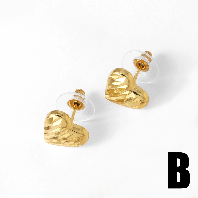 New hot selling butterfly earrings for women gold-plated and inlaid with zircon five-pointed star love earrings ert76