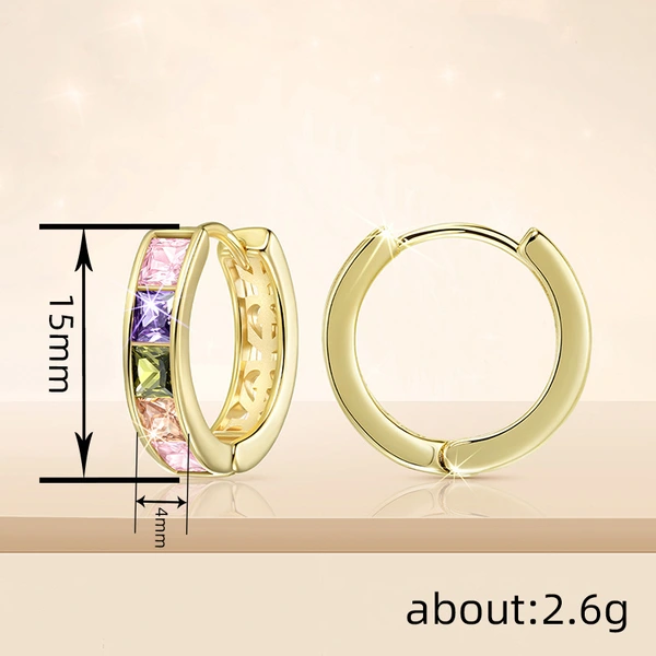 Dopamine style earrings for women, exquisite and fashionable urban jewelry, factory direct sales, popular jewelry