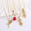 Jewelry Europe and America hot selling boy and girl rose pendant necklace clavicle chain nkn22 necklace