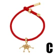 AS jewelry tree of life love pendant bracelet female gold-plated zircon red rope hand jewelry brf32